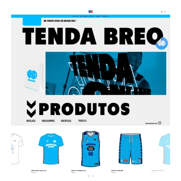 CB Breogán · Tienda